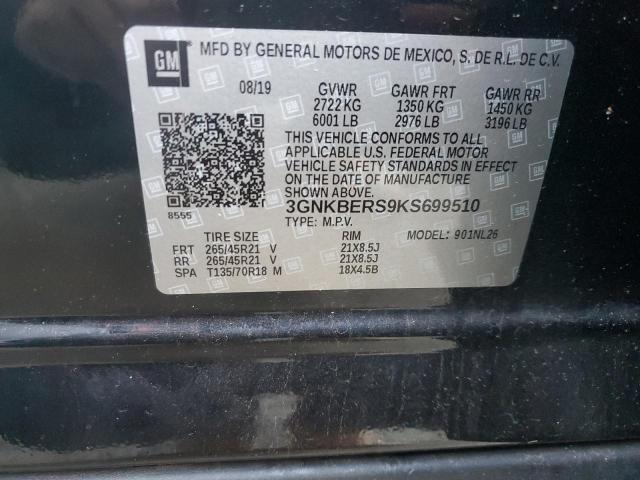 2019 CHEVROLET BLAZER RS - 3GNKBERS9KS699510