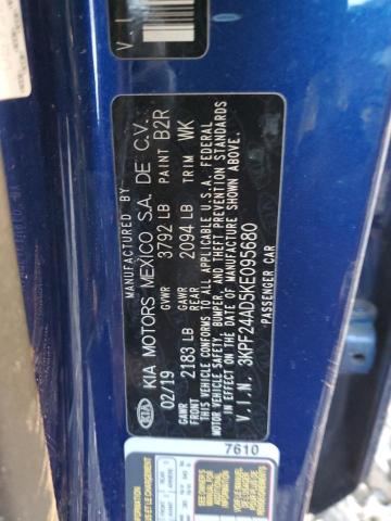 2019 KIA FORTE FE - 3KPF24AD5KE095680