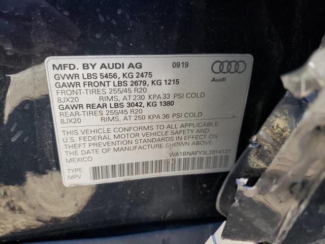 2020 AUDI Q5 PREMIUM - WA1BNAFY3L2014121