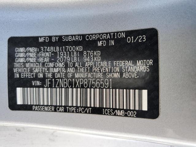 2023 TOYOTA GR 86 JF1ZNBC1XP8756591