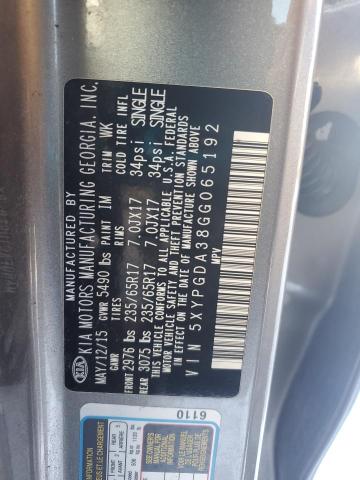 2016 KIA SORENTO LX - 5XYPGDA38GG065192