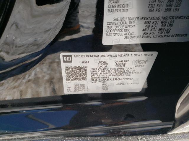 2024 CHEVROLET SILVERADO - 3GCPDKEK8RG450237