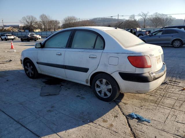 KIA RIO 2006 white sedan 4d gas KNADE123366070174 photo #3