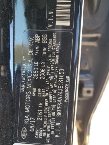 2018 KIA FORTE LX - 3KPFK4A74JE181653
