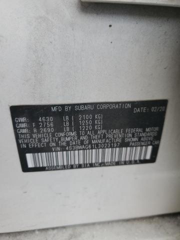 2020 SUBARU LEGACY SPO 4S3BWAG61L3023197