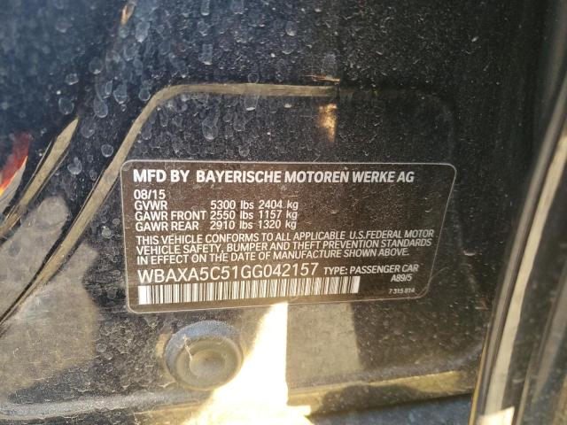 2016 BMW 535 D WBAXA5C51GG042157