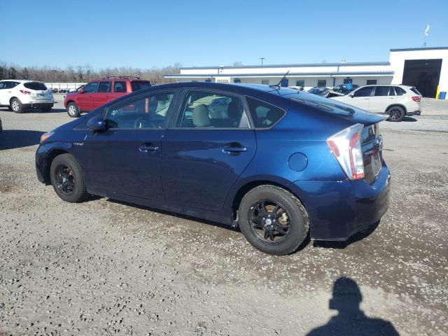 TOYOTA PRIUS 2012 blue  hybrid engine JTDKN3DU0C1541637 photo #3