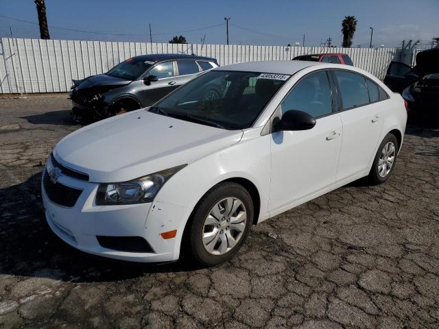 CHEVROLET CRUZE LS 2014 white sedan 4d gas 1G1PA5SGXE7378031 photo #1