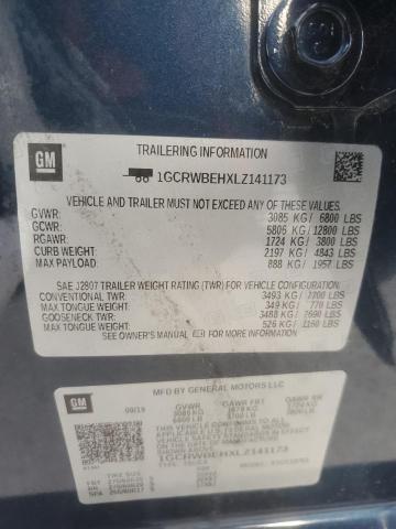 2020 CHEVROLET SILVERADO - 1GCRWBEHXLZ141173
