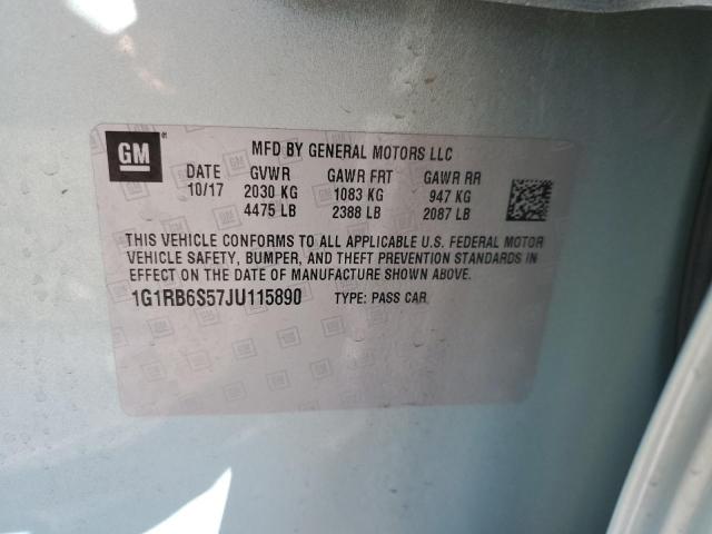 2018 CHEVROLET VOLT PREMI - 1G1RB6S57JU115890