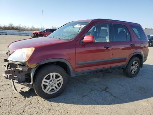 HONDA CR-V EX 2004 red  gas JHLRD78824C060562 photo #1