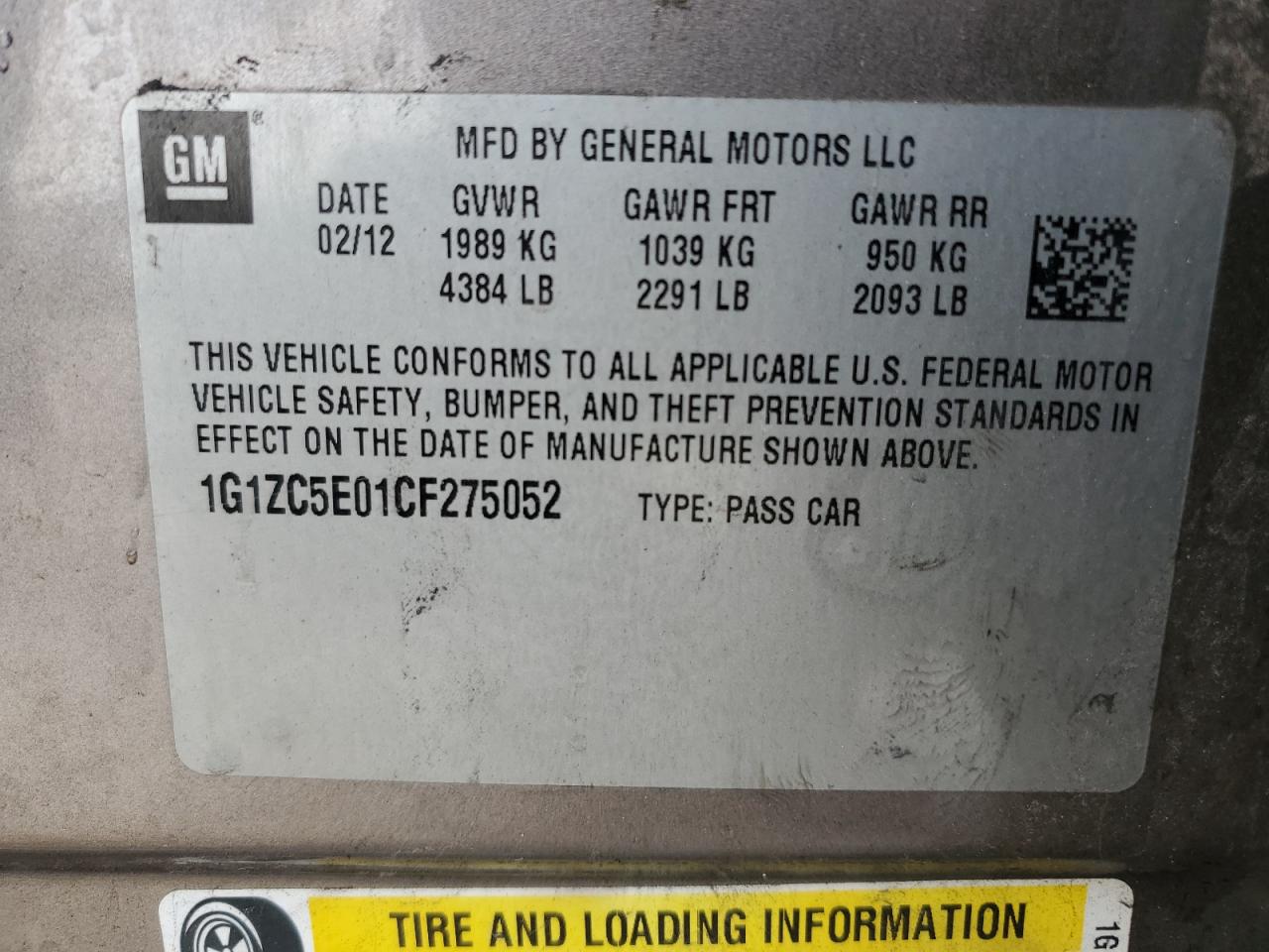 CHEVROLET MALIBU 1LT