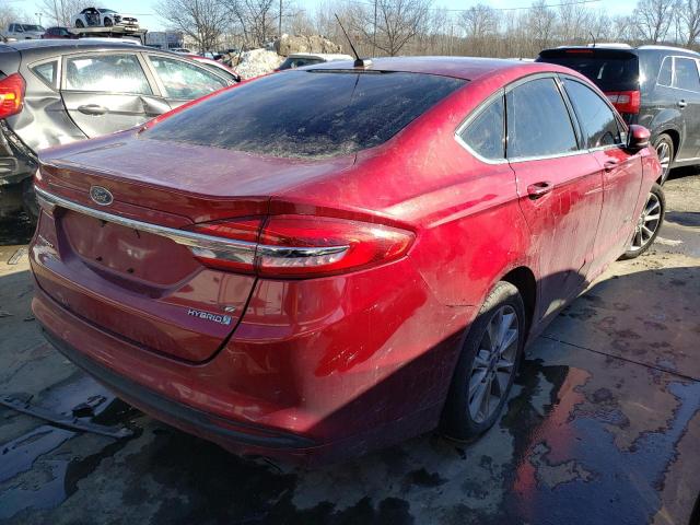 Vin: 3fa6p0lu4hr245647, lot: 88608365, ford fusion se hybrid 20173