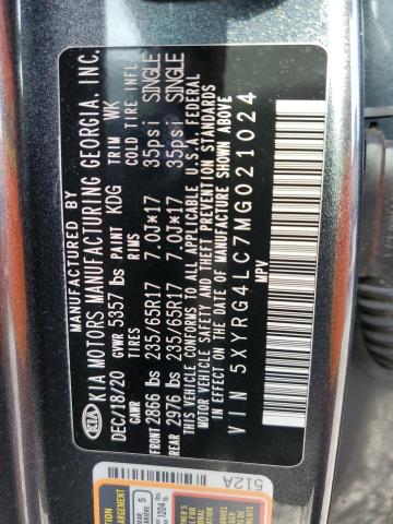 2021 KIA SORENTO LX - 5XYRG4LC7MG021024