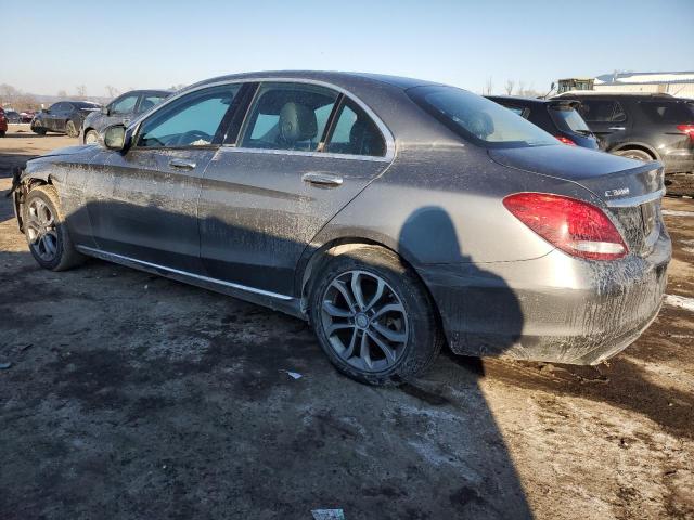 MERCEDES-BENZ C 300 4MAT 2017 gray  gas 55SWF4KB0HU207305 photo #3