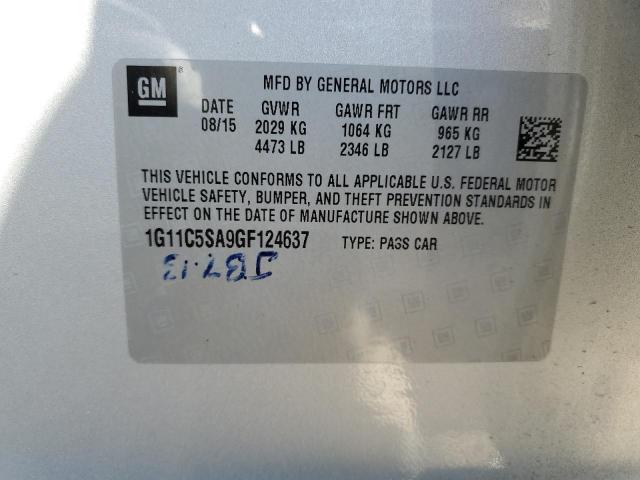 2016 CHEVROLET MALIBU LIM - 1G11C5SA9GF124637