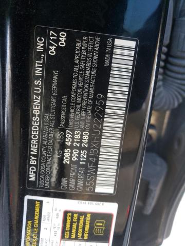 2017 MERCEDES-BENZ C 300 - 55SWF4JBXHU222959