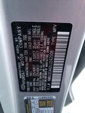 2020 HYUNDAI TUCSON - KM8J2CA42LU242508