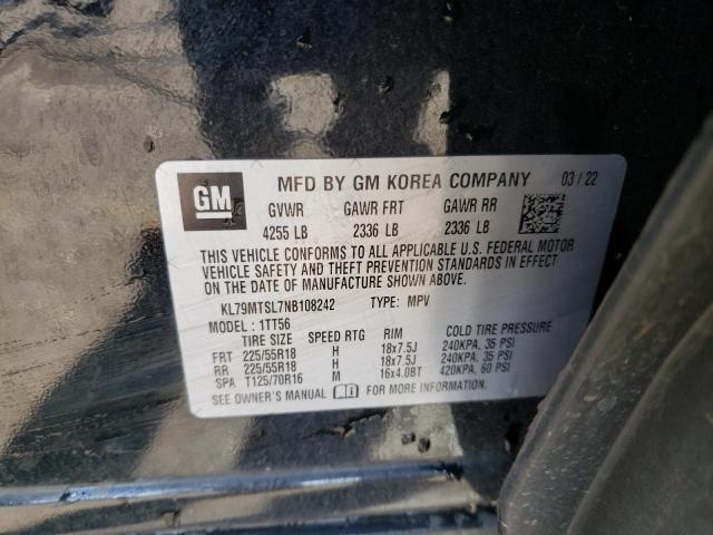2022 CHEVROLET TRAILBLAZE - KL79MTSL7NB108242
