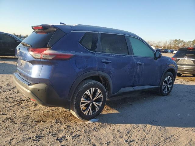 NISSAN ROGUE SV 2022 blue  Gasoline 5N1BT3BA6NC724011 photo #4