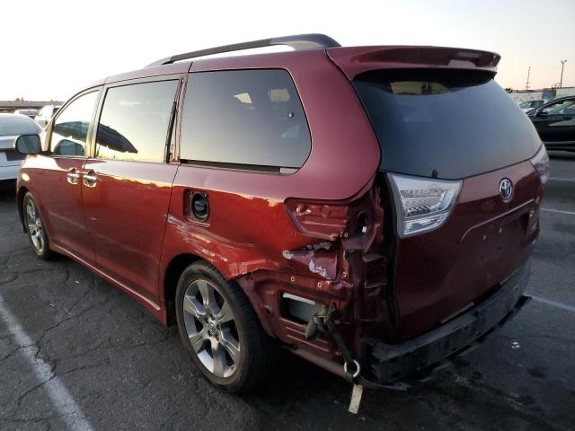 TOYOTA SIENNA SPO 2014 red  gas 5TDXK3DC5ES426320 photo #3