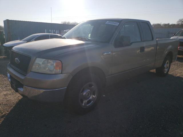 FORD F150 2005 gold  gas 1FTPX12585NA60188 photo #1