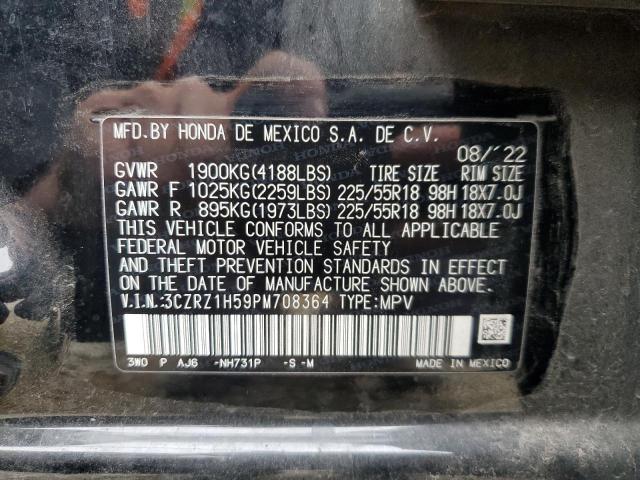 2023 HONDA HR-V SPORT - 3CZRZ1H59PM708364