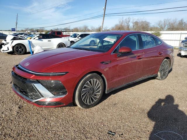 HYUNDAI SONATA HYB 2024 red  hybrid engine KMHL34JJ5RA096195 photo #1