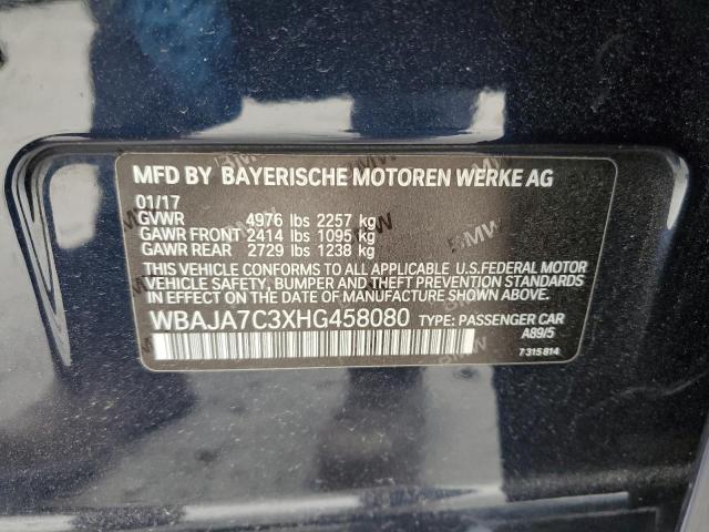 2017 BMW 530 XI - WBAJA7C3XHG458080