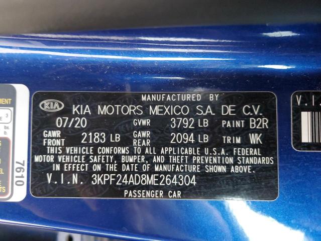 2021 KIA FORTE FE - 3KPF24AD8ME264304