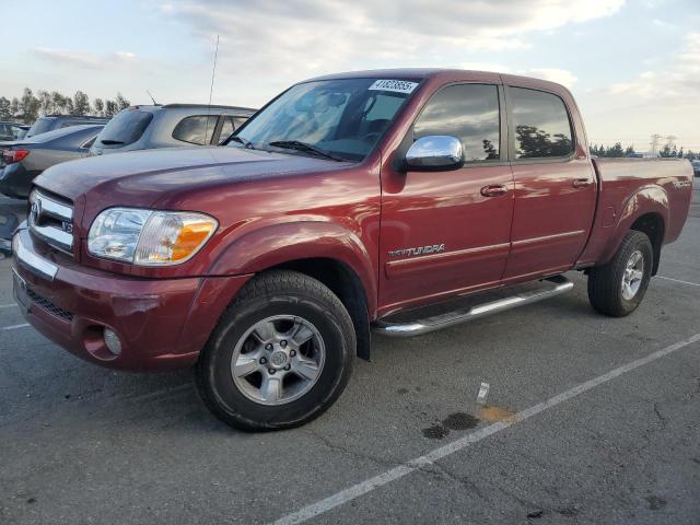 TOYOTA TUNDRA DOU 2006 burgundy  gas 5TBET34176S526576 photo #1