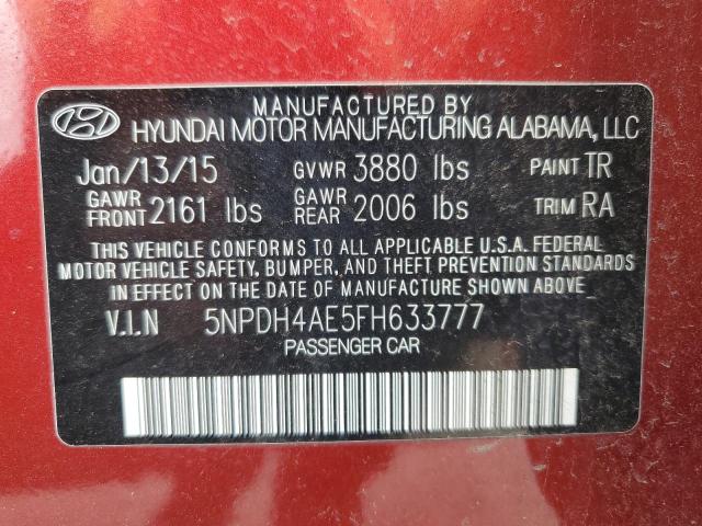2015 HYUNDAI ELANTRA SE - 5NPDH4AE5FH633777