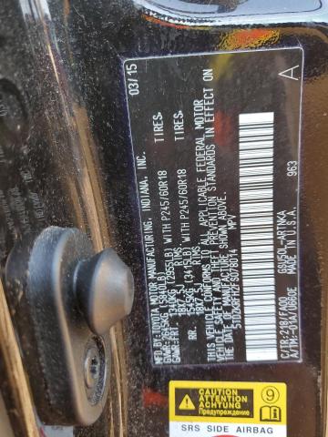 2015 TOYOTA HIGHLANDER - 5TDZKRFH2FS078014