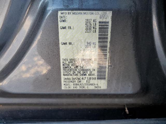 2017 NISSAN ALTIMA 2.5 - 1N4AL3AP2HC475898