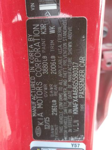 2016 KIA FORTE LX - KNAFX4A68G5580317