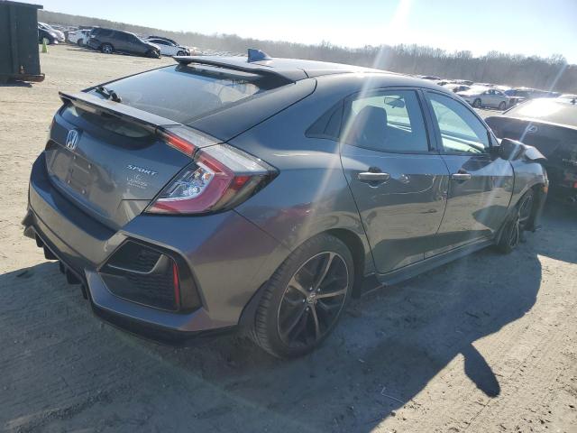 Vin: shhfk7h43lu220452, lot: 88268375, honda civic sport 20203