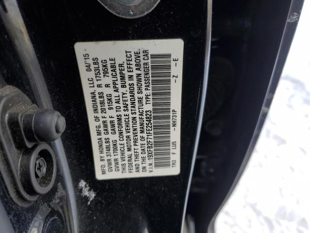 2015 HONDA CIVIC SE 19XFB2F71FE254823