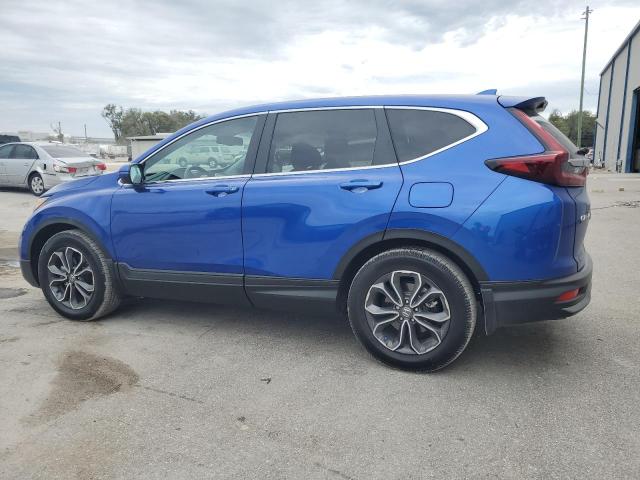 HONDA CR-V EXL 2021 blue  gas 7FARW1H8XME024369 photo #3