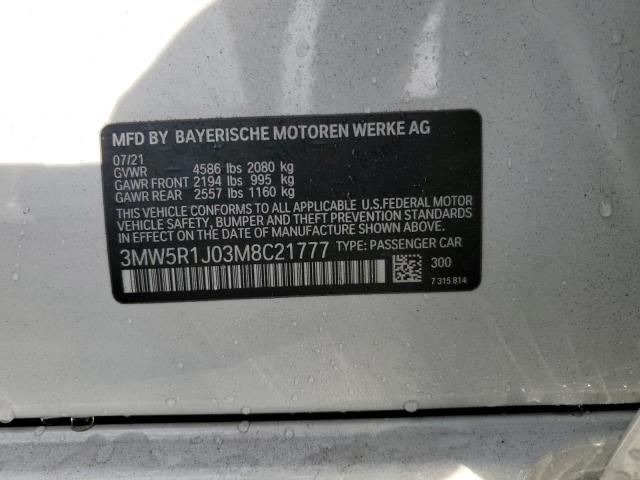 VIN 3MW5R1J03M8C21777 2021 BMW 3 SERIES no.12