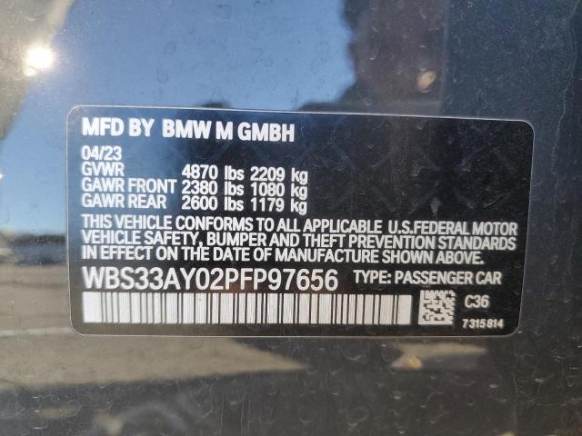 2023 BMW M3 COMPETI - WBS33AY02PFP97656