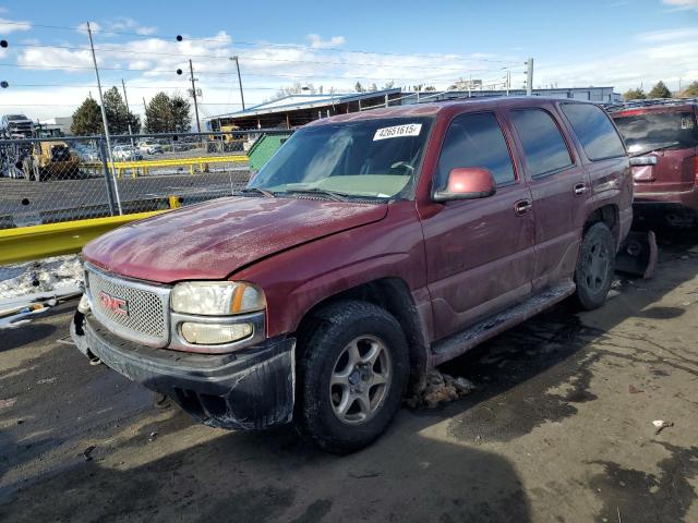 GMC DENALI 2001 maroon 4dr spor gas 1GKEK63U81J203655 photo #1