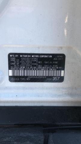 2018 MITSUBISHI OUTLANDER JA4AR3AU8JZ005919