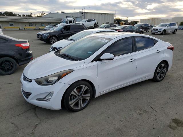 HYUNDAI ELANTRA SE 2015 white  gas KMHDH4AH4FU358396 photo #1