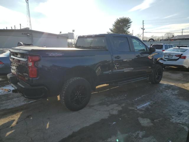 CHEVROLET SILVERADO 2021 blue  gas 1GCPYCEF7MZ177944 photo #4