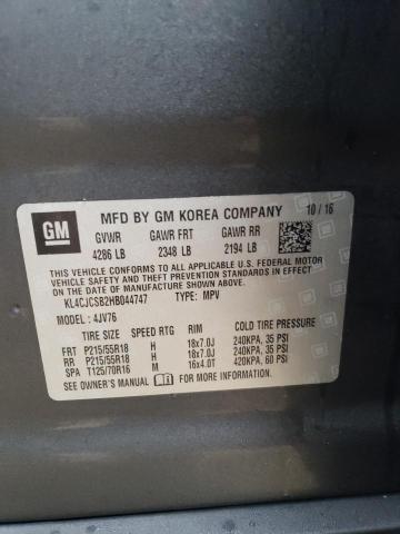 2017 BUICK ENCORE ESS KL4CJCSB2HB044747