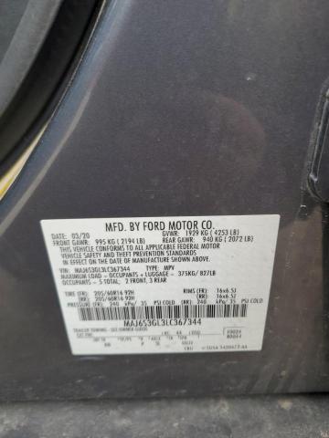 2020 FORD ECOSPORT S - MAJ6S3GL3LC367344