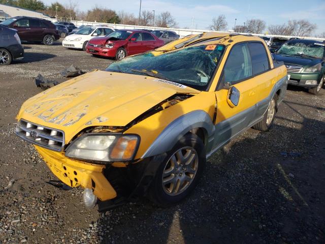 SUBARU BAJA 2003 yellow  gas 4S4BT61C237104332 photo #1