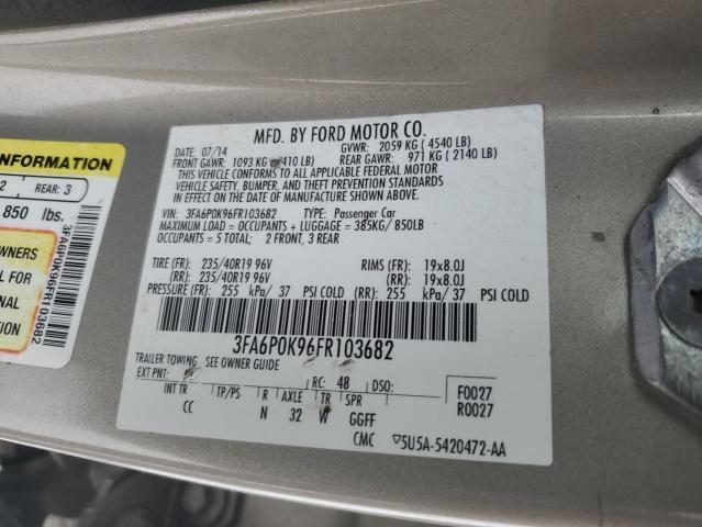2015 FORD FUSION TIT - 3FA6P0K96FR103682