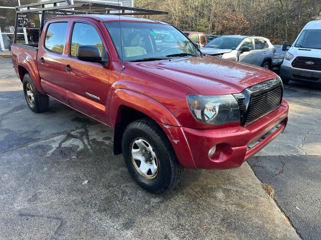 TOYOTA TACOMA DOU 2005 burgundy crew pic gas 5TELU42N25Z025720 photo #1