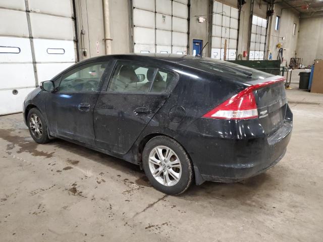 HONDA INSIGHT EX 2010 black  hybrid engine JHMZE2H70AS011493 photo #3